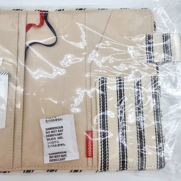 Hobonichi Lined Fabric Herringbone (Ivory x Black) A6 2025 w Uniball Pen - NEW - Picture 5 of 16
